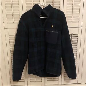 Ralph Lauren Plaid Fleece Jacket